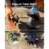 image:imageSeesii Cordless Tiller Cultivator 20V Electric Tiller for Gardening with 2 x40Ah Batteries 9 Tilling Width 66 Depth Lightweight Adjustable Handle Rototiller for Lawn Weeding amp Soil CultivationBlue