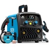 image:imageSEESII 135A MIG Welder 110V  3in1 Gasless Flux CoreLift TIGStick Welding Machine 77lbs Portable IGBT Inverter Large Digital Display Multi Process WelderBlue