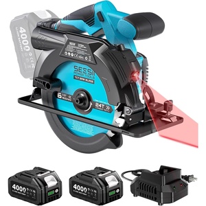 image:imageSeesii 612 Cordless Circular Saw with Laser 5200 RPM Electric Compact Saw with 2x 40Ah Batteries and Charger Lightweight and Power Design for Wood Cutting DIY Framing amp Home Renovation612 cordless