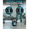 image:imageSEESII 4in1 Electric Suction Cups for Tile Lifting Drill Seam amp Leveling 10 Large Glass Suction Cup Heavy Duty Vacuum Lifter with 280KG617LBS Max Load 4X 3000mAh Batteries Digital DisplaySlate Blue