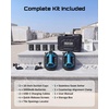 image:imageSEESII 4in1 Electric Suction Cups for Tile Lifting Drill Seam amp Leveling 10 Large Glass Suction Cup Heavy Duty Vacuum Lifter with 280KG617LBS Max Load 4X 3000mAh Batteries Digital DisplayCobalt Blue