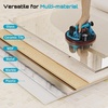 image:imageSEESII 4in1 Electric Suction Cups for Tile Lifting Drill Seam amp Leveling 10 Large Glass Suction Cup Heavy Duty Vacuum Lifter with 280KG617LBS Max Load 4X 3000mAh Batteries Digital DisplayIce Blue