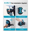 image:imageSEESII 4in1 Electric Suction Cups for Tile Lifting Drill Seam amp Leveling 10 Large Glass Suction Cup Heavy Duty Vacuum Lifter with 280KG617LBS Max Load 4X 3000mAh Batteries Digital DisplayCobalt Blue