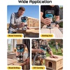 image:imageSEESII Cordless Wood Router 21V Brushless Compact Palm Router with 240Ah Battery Aluminum Base LED Display Dust Extraction 6Speed Adjustment amp 8PCS 14Router Bits Trimmer for WoodworkingBlue