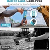 image:imageSeesii Mini Grease Gun 3 oz 4000 PSI Portable Small Grease Gun Kit with Upgraded Air Bleed Valve for Easy Priming Works with Cartridge amp Bulk Grease 4 Reinforced Couplers for Automotive MarineBlue