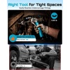 image:imageSeesii Mini Grease Gun 3 oz 4000 PSI Portable Small Grease Gun Kit with Upgraded Air Bleed Valve for Easy Priming Works with Cartridge amp Bulk Grease 4 Reinforced Couplers for Automotive MarineDark Blue