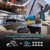 image:imageSeesii Mini Grease Gun 3 oz 4000 PSI Portable Small Grease Gun Kit with Upgraded Air Bleed Valve for Easy Priming Works with Cartridge amp Bulk Grease 4 Reinforced Couplers for Automotive MarineBlue  Black