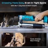 image:imageSeesii Mini Grease Gun 3 oz 4000 PSI Portable Small Grease Gun Kit with Upgraded Air Bleed Valve for Easy Priming Works with Cartridge amp Bulk Grease 4 Reinforced Couplers for Automotive MarineBlue  Black
