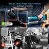 image:imageSeesii Mini Grease Gun 3 oz 4000 PSI Portable Small Grease Gun Kit with Upgraded Air Bleed Valve for Easy Priming Works with Cartridge amp Bulk Grease 4 Reinforced Couplers for Automotive MarineBlue  Black