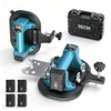 image:imageSEESII 4in1 Electric Suction Cups for Tile Lifting Drill Seam amp Leveling 10 Large Glass Suction Cup Heavy Duty Vacuum Lifter with 280KG617LBS Max Load 4X 3000mAh Batteries Digital DisplayCobalt Blue